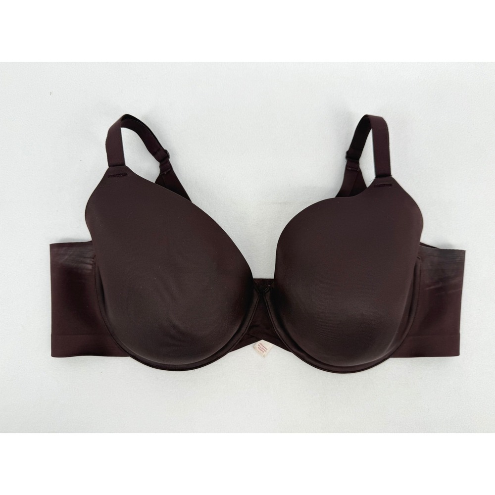 Cacique T-Shirt Bra Women‎ 42D Brown Lightly Lined Full Coverage Underwire